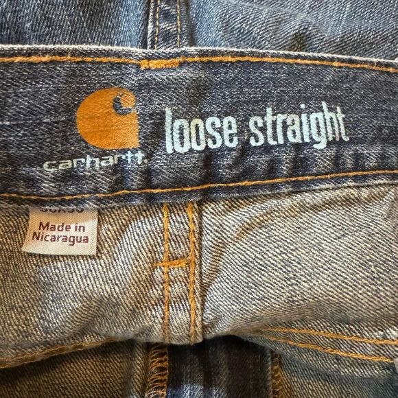 Carhartt Men's Blue Jeans - Picture 3 of 5